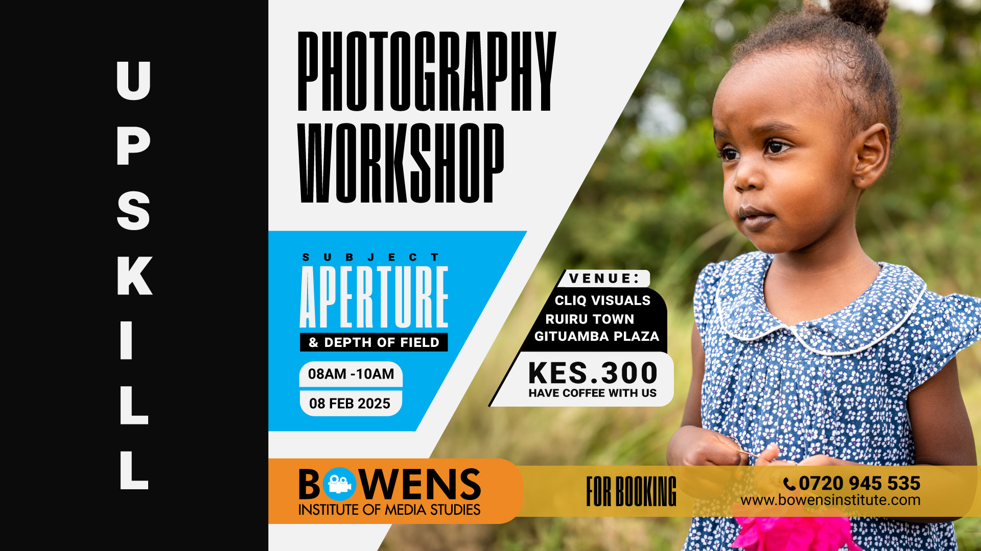 Photography workshops: Aperture and depth of field